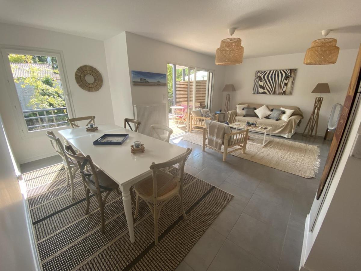 Charmant Appartement Pour 6 En Centre-Ville D'Arcachon Avec Terrasse, Parking Et Wifi - Fr-1-474-174 Eksteriør bilde