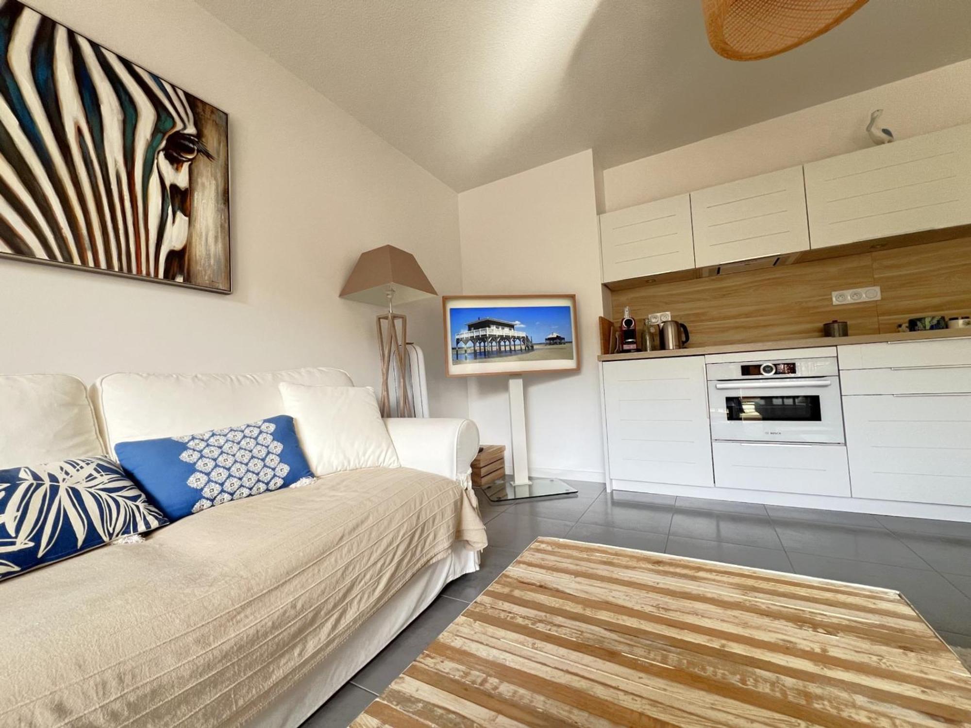Charmant Appartement Pour 6 En Centre-Ville D'Arcachon Avec Terrasse, Parking Et Wifi - Fr-1-474-174 Eksteriør bilde